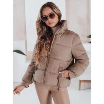 Télikabátok - Női sötétbézs télikabát TY5063 kép