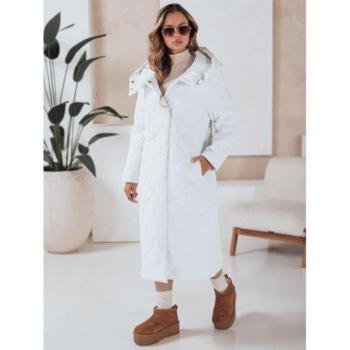 Télikabátok - Női steppelt fehér kabát TY4928 kép