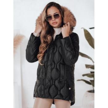 Télikabátok - Női steppelt kabát, fekete színben TY5015 kép