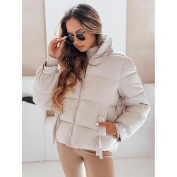 Télikabátok - Női téli bézs kabát TY5066 kép