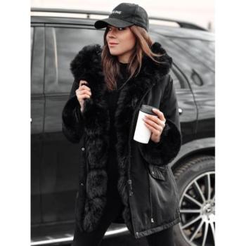 Télikabátok - Női téli parka fekete színben TY4769 kép