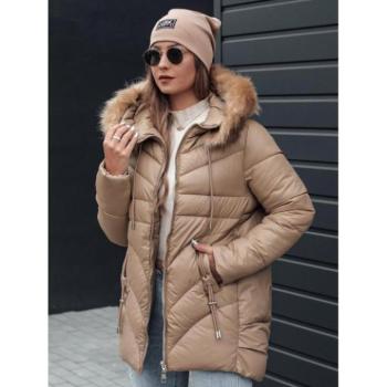 Télikabátok - Női télikabát bézs színben TY4712 kép