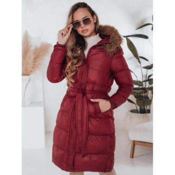 Télikabátok - Téli piros női kabát TY5008 kép