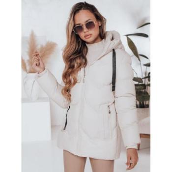 Télikabátok - Világos bézs női télikabát TY5004 kép