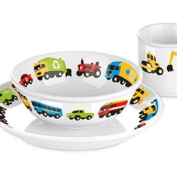 Tescoma BAMBINI Gyermek étkészlet, autók, 3 db kép