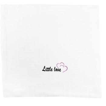 Textil pelenka - Little love, rózsaszín kép