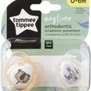 Tommee Tippee Anytime 2 darabos Játszócumi készlet 0-6hó+ kép