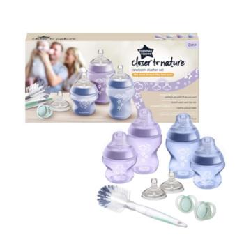 Tommee Tippee újszülött cumisüveg szett - CTN 9 db-os lila kép
