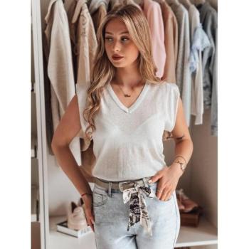 Ujjatlan blúzok - Női világos szürke ujjatlan blúz MY2437 kép