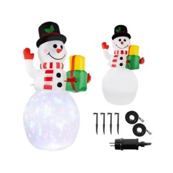 Ünnepi dekorációk - Felfújható világító hóember kép