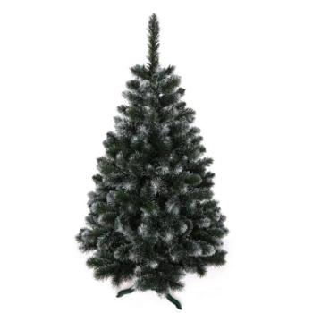 Ünnepi dekorációk - Hóval borított, sűrű jegenyefenyő - 150 cm kép