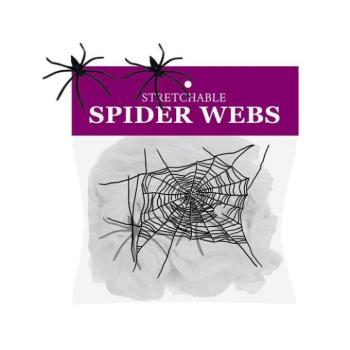 Ünnepi dekorációk - Műpókháló + 2 pók kép