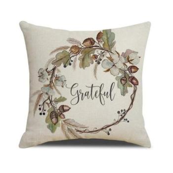 Ünnepi dekorációk - Párnahuzat őszi mintával kép