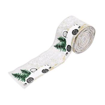 Ünnepi dekorációk - Szürke színű, karácsonyi szalag kép