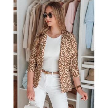 Zakók - Bézs mintás női kabát PY0127 kép