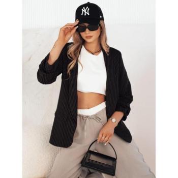 Zakók - Fekete női blézer csíkokkal kép