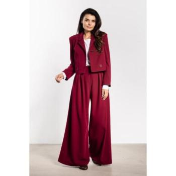 Zakók - Női bordó kétsoros kabát kép