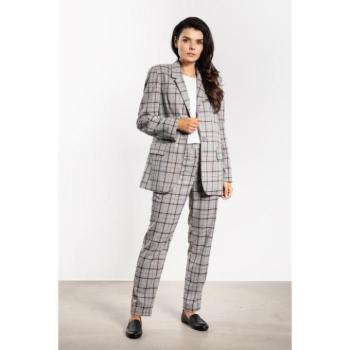 Zakók - Női szürke kockás kabát kép