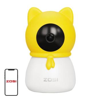 ZOSI 4MP HD 355°-os elektronikus kamera/Nanny 4MP HD 355° elektro... kép