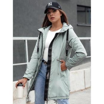 Átmeneti kabátok - Átmeneti stílusos női parka zöld színben TY4404 kép