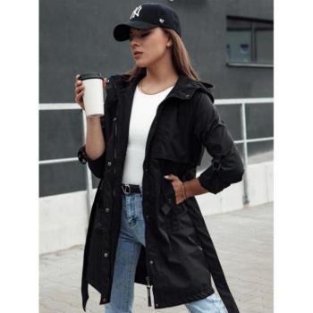 Átmeneti kabátok - Fekete női átmeneti parka TY4390 kép