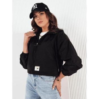 Átmeneti kabátok - Fekete női kabát tavaszra kép