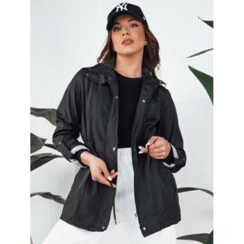 Átmeneti kabátok - Fekete női parka tavaszi szezonra kép