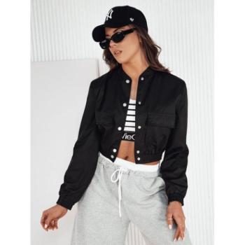 Átmeneti kabátok - Fekete rövid átmeneti kabát kép