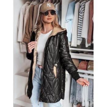 Átmeneti kabátok - Fekete steppelt női kabát TY4807 kép