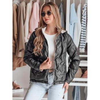 Átmeneti kabátok - Kétoldalú női kabát fekete színben TY4861 kép