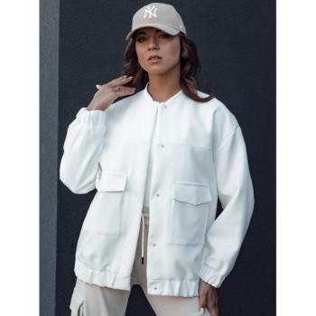 Átmeneti kabátok - Női átmeneti kabát fehér színben kép