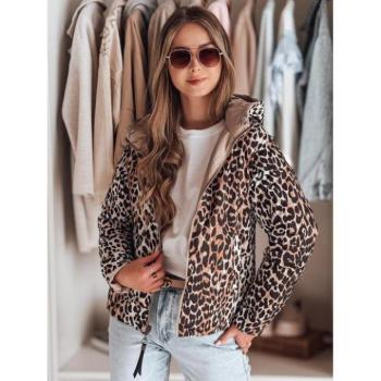 Átmeneti kabátok - Női bézs színű kétoldalú kabát TY4870 kép