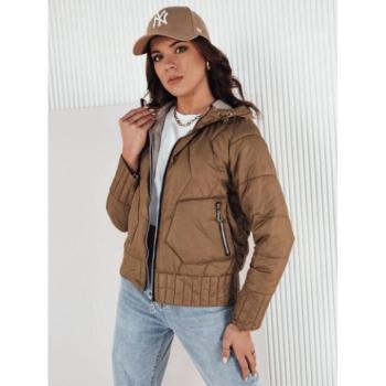 Átmeneti kabátok - Női kétoldalú barna kabát kép