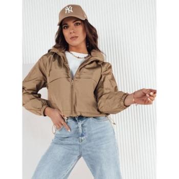 Átmeneti kabátok - Női rövid bézs kabát kép