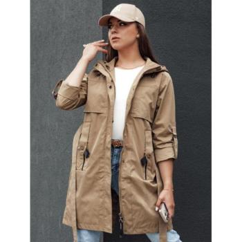 Átmeneti kabátok - Női sötétbézs átmeneti parka TY4389 kép