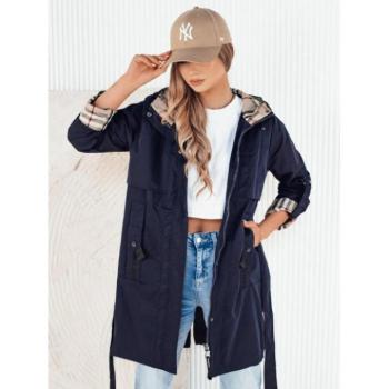 Átmeneti kabátok - Női sötétkék átmeneti parka kép