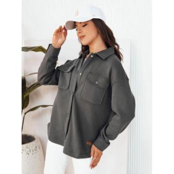 Átmeneti kabátok - Női sötétszürke átmeneti kabát kép