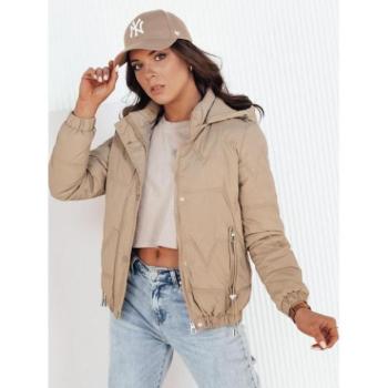 Átmeneti kabátok - Női steppelt kabát khaki színben kép