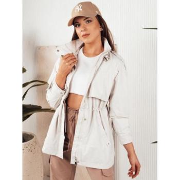 Átmeneti kabátok - Női tavaszi parka fehér színben kép