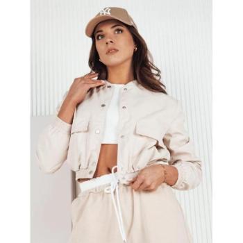 Átmeneti kabátok - Rövid női bézs kabát kép