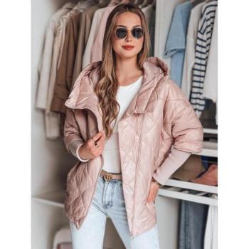 Átmeneti kabátok - Rózsaszín női oversized kabát TY4854 kép