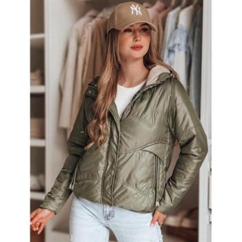 Átmeneti kabátok - Tavaszi női kabát zöld színben TY4857 kép