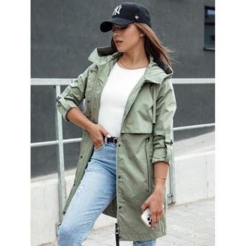Átmeneti kabátok - Zöld női tavaszi kabát TY4381 kép