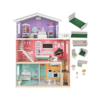 Babaházak - Babaház bútorokkal és lifttel kép