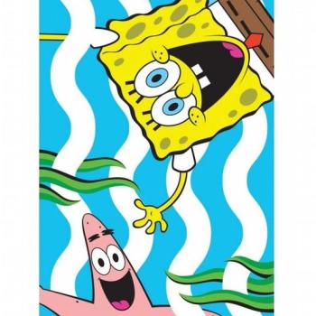 CARBOTEX SpongyaBob gyerek törölköző, 30×50 cm kép