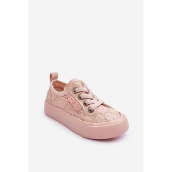 Divat kiegészítők és ruhák kiárusítása - Big Star lányos rózsaszín tornacipők akciósan kép