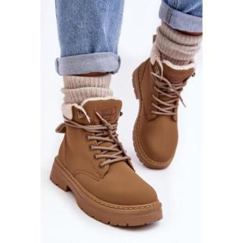 Divat kiegészítők és ruhák kiárusítása - Női meleg barna munkásnadrág akciósan kép