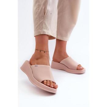 Divat kiegészítők és ruhák kiárusítása - Női púderrózsaszín illatos papucsok akciósan kép