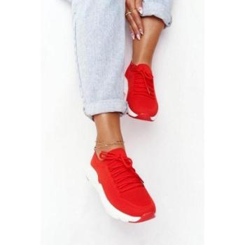 Divat kiegészítők és ruhák kiárusítása - Női sportcipők piros színben akciósan kép