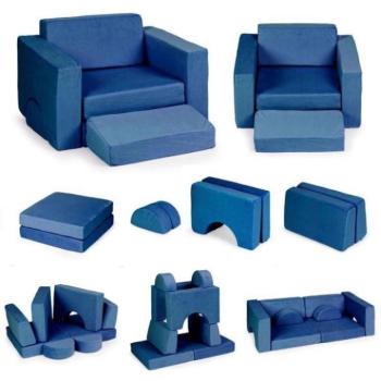 Etetőszékek - Kék színű moduláris gyerekszék kép
